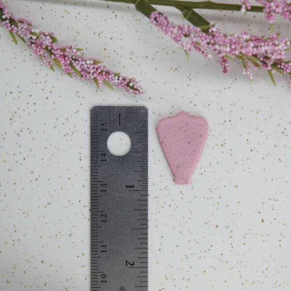 Small, medium, and large petal clay cutters designed for the intricate crafting of polymer clay earrings