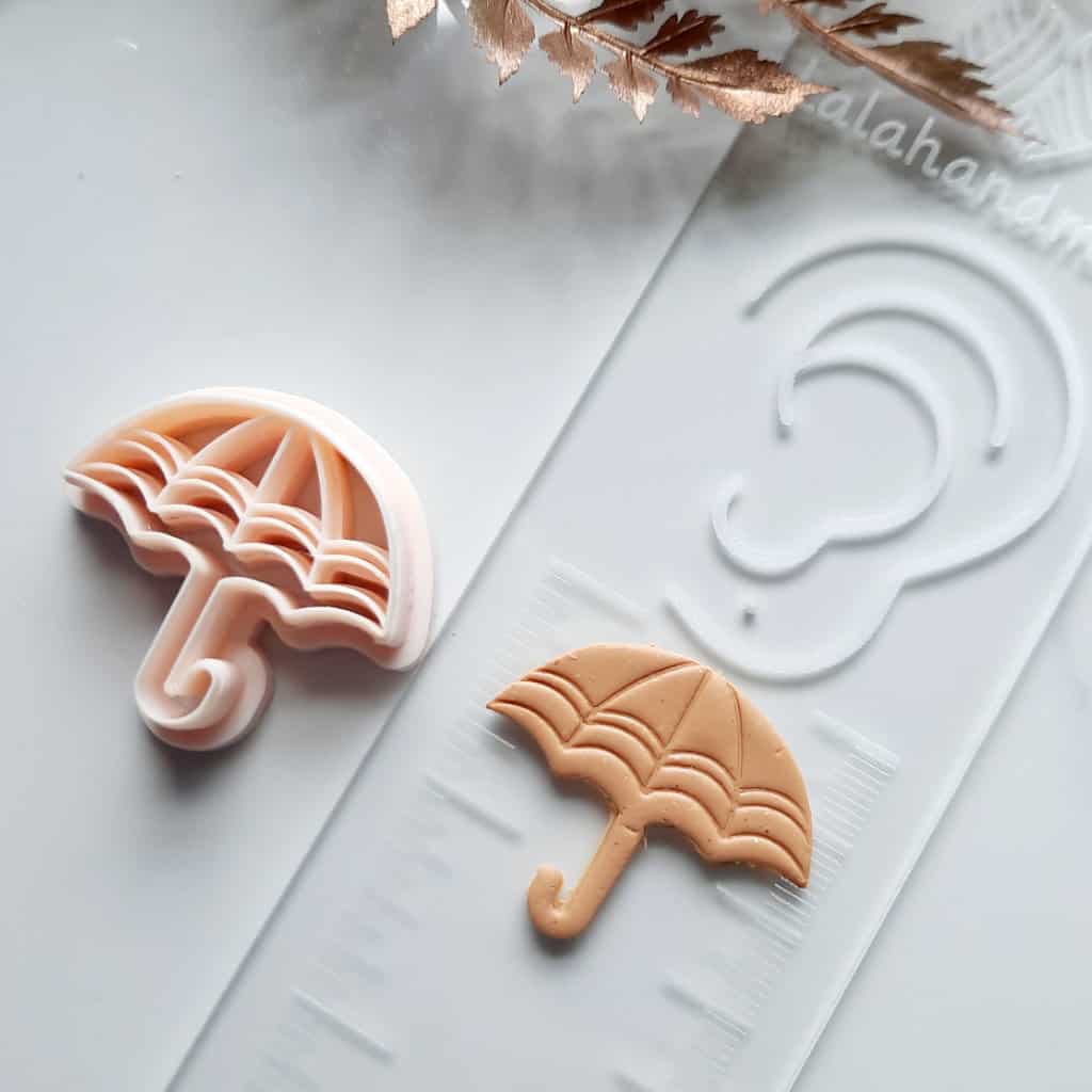 Umbrella polymer clay cutter. Make polymer clay earrings with this clay  cutter, Polymer clay cutters, clay cutter, spring clay cutter - Lala  Handmade store