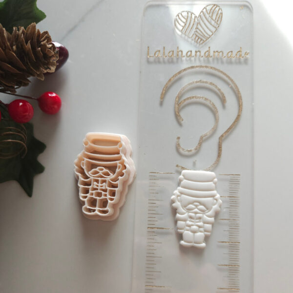 Bundle of Nutcracker-themed polymer clay cutters designed for making unique and thematic holiday earrings.