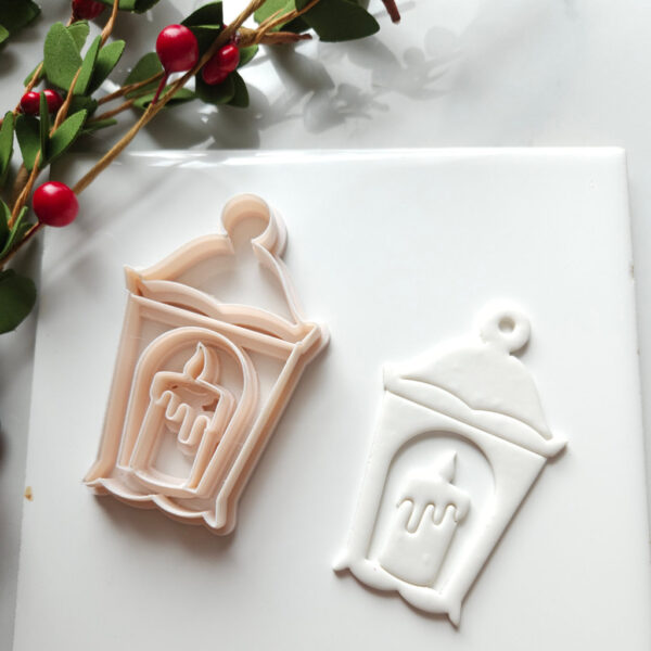 Lantern Ornament Polymer Clay Cutter - Perfect for Christmas Crafting Projects