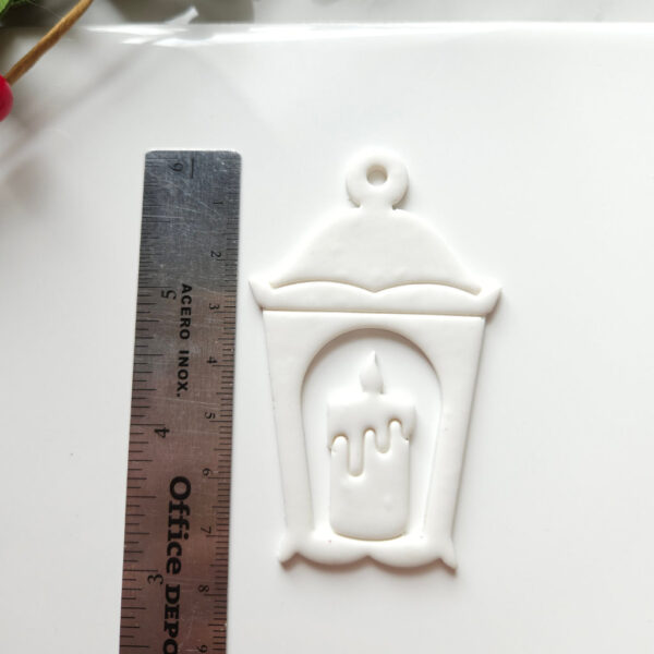 Christmas-themed Lantern Polymer Clay Cutter for DIY Ornaments