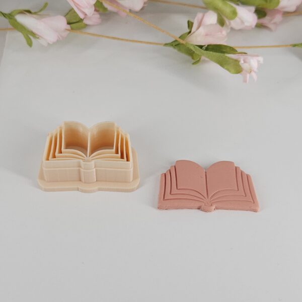 Detailed Book Clay Cutter