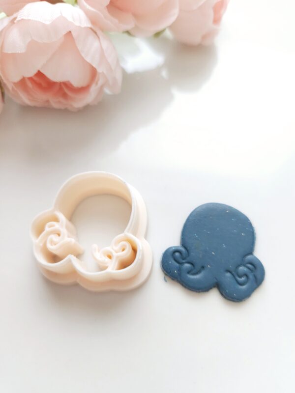 Octopus polymer clay cutter